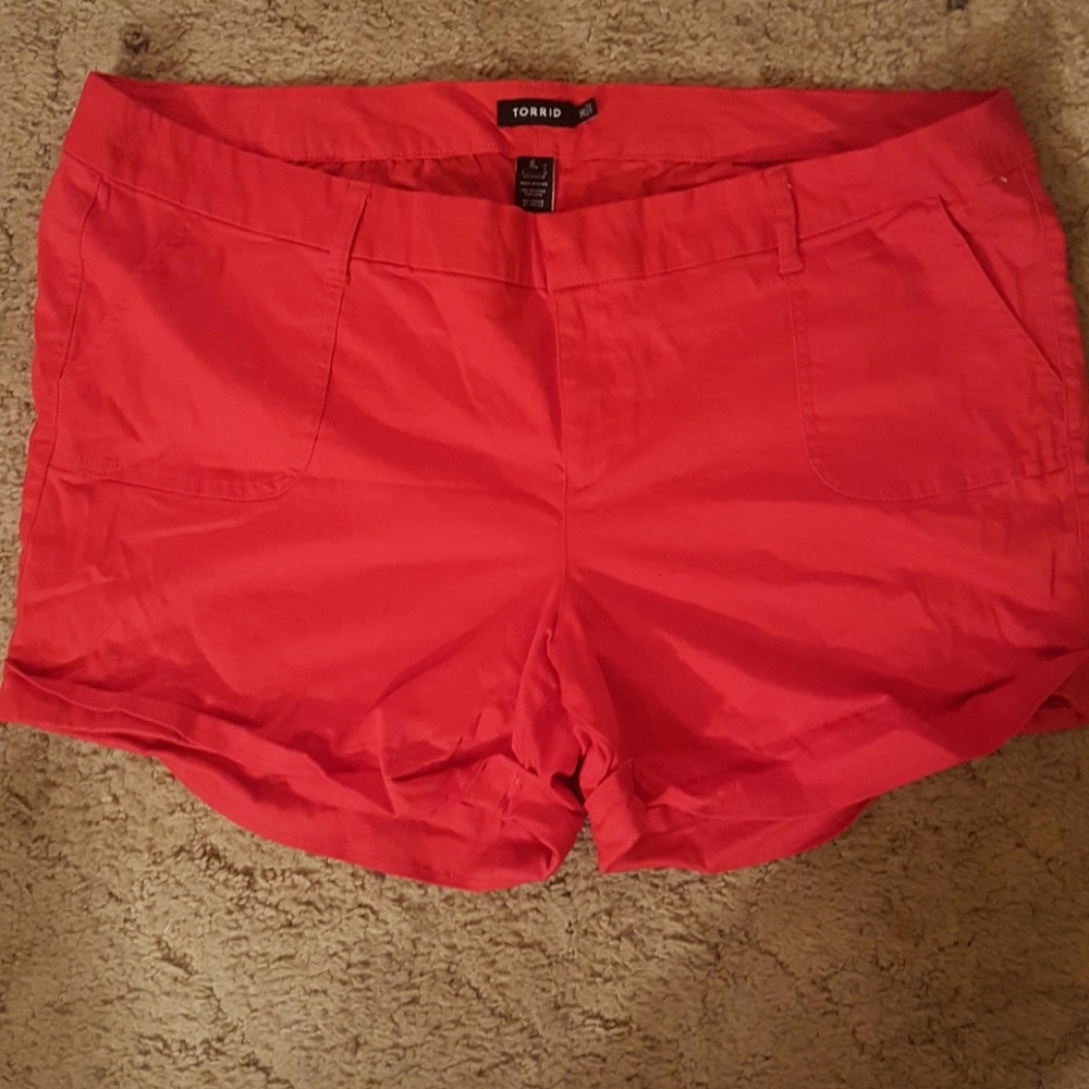 Torrid Red Shorts